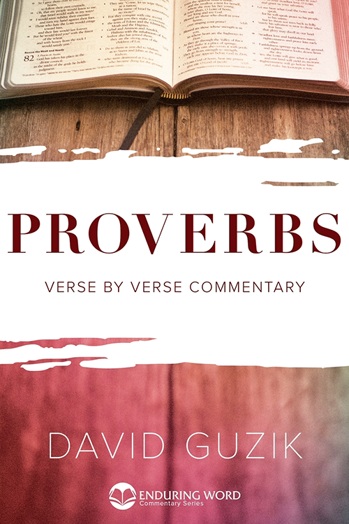 Print Commentary on the book of Proverbs by David Guzik